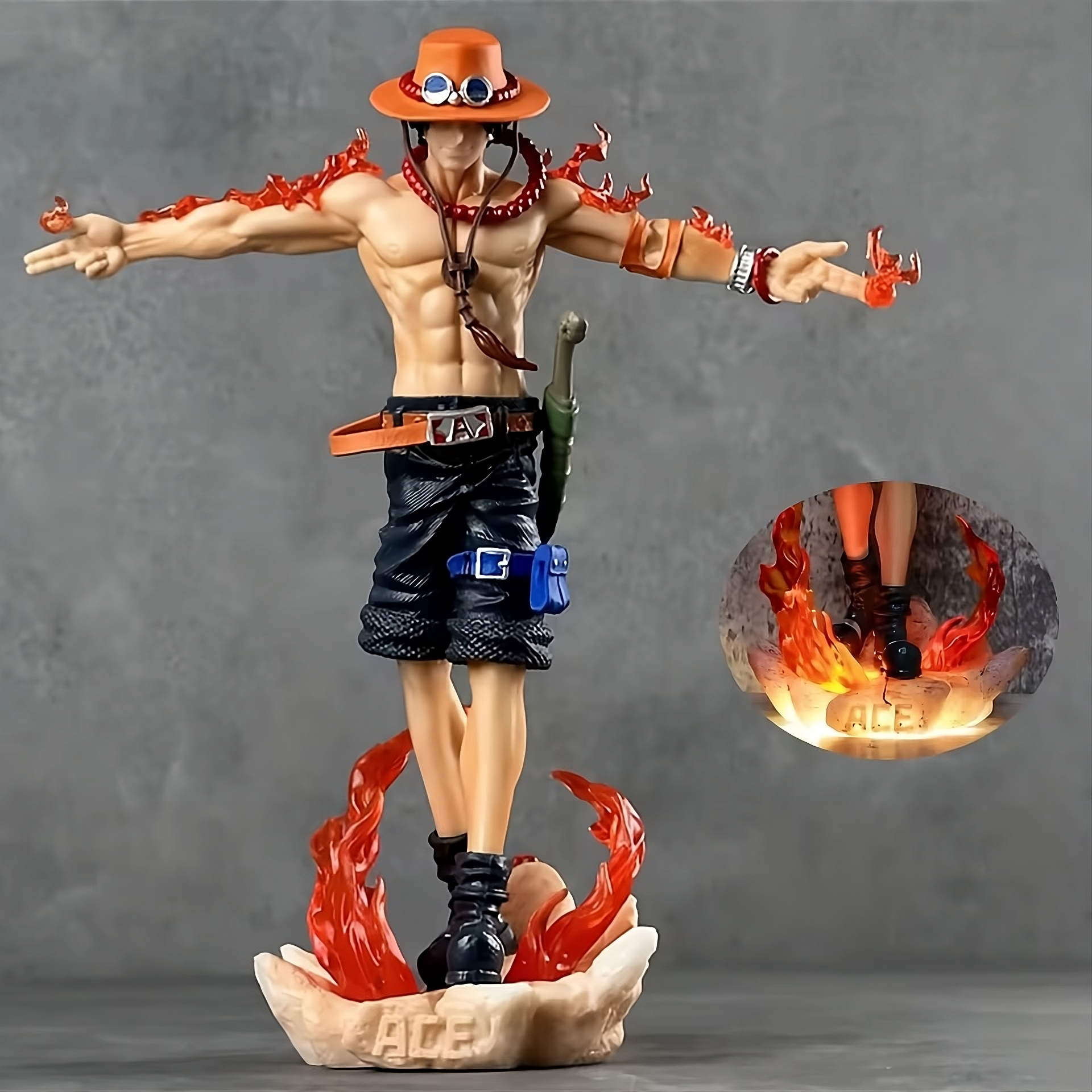 One Piece – Portgas D. Ace 28cm Light-Up Action Figure