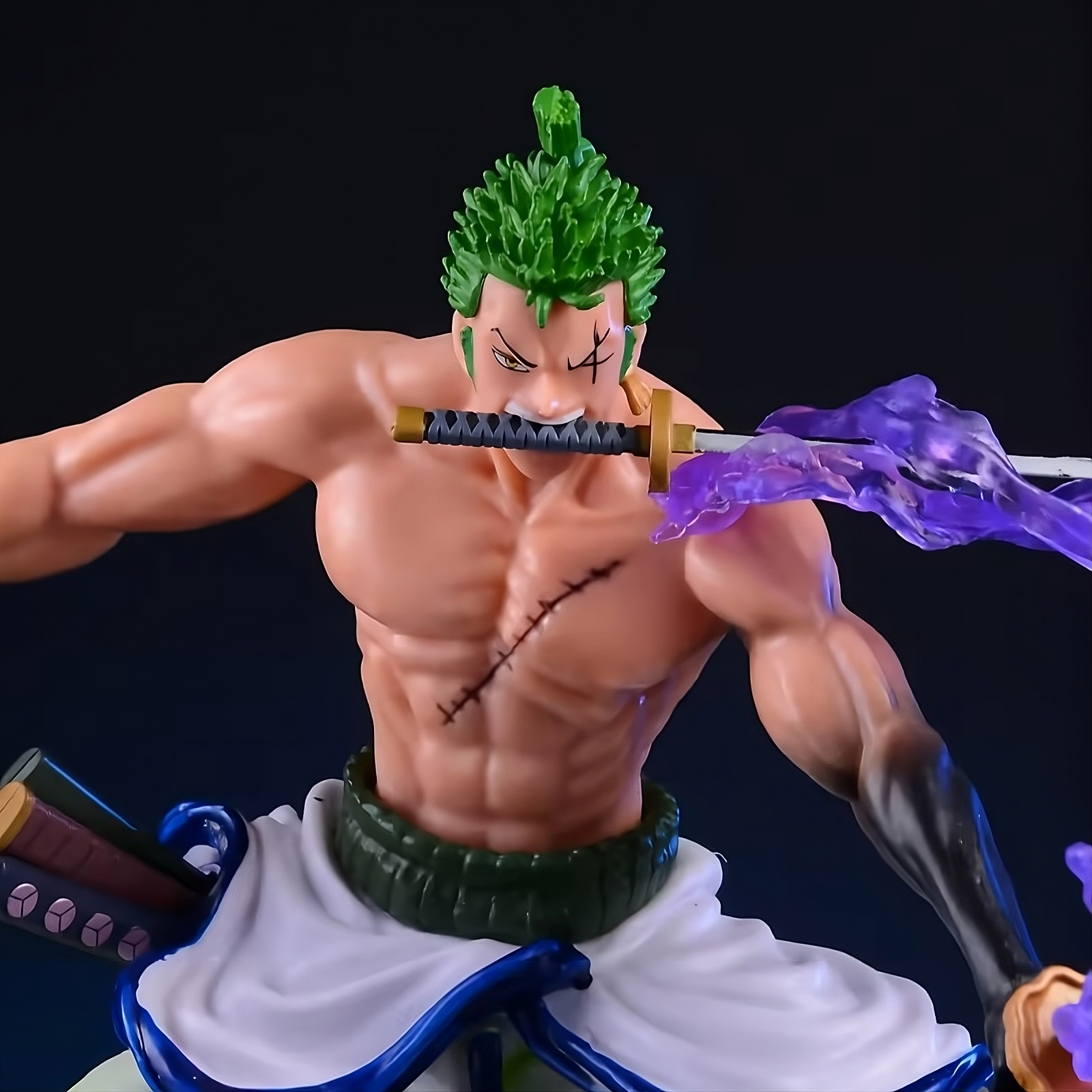 One Piece – Roronoa Zoro “Wano Arc Three-Sword Style” PVC GK Figure (20cm Edition)