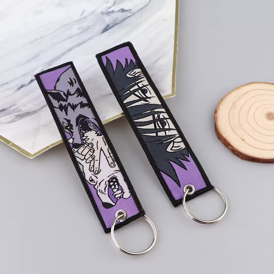 Jujutsu Kaisen Embroidered Keychain Collection