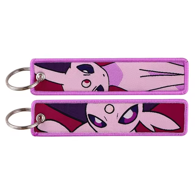 Anime Embroidered Keychain – Pokémon Series