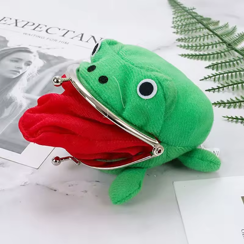 Naruto Frog Coin Purse – Cute Plush Wallet