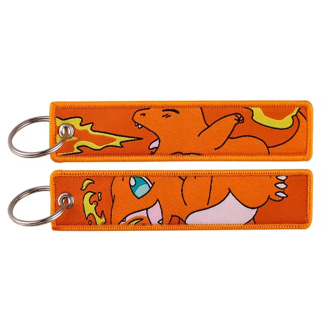 Anime Embroidered Keychain – Pokémon Series