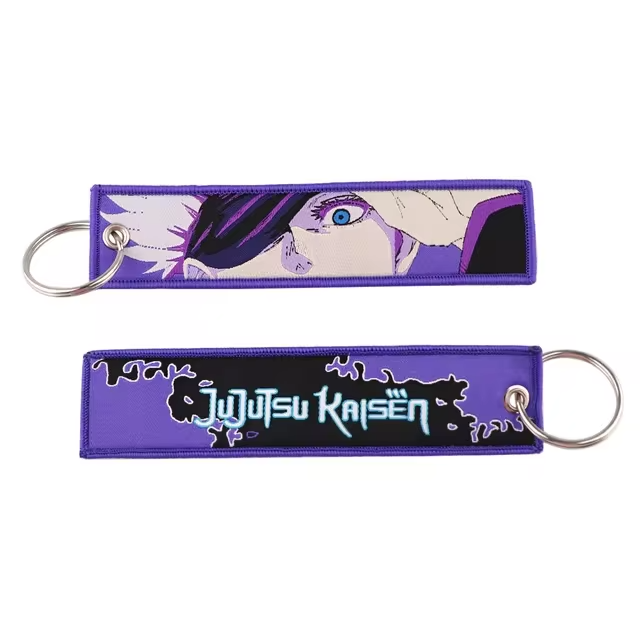 Jujutsu Kaisen Embroidered Keychain Collection