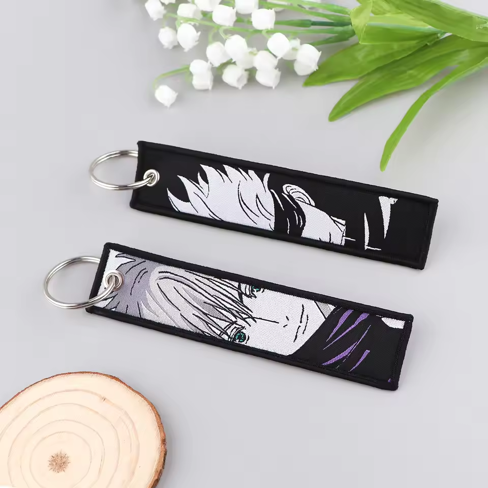 Jujutsu Kaisen Embroidered Keychain Collection