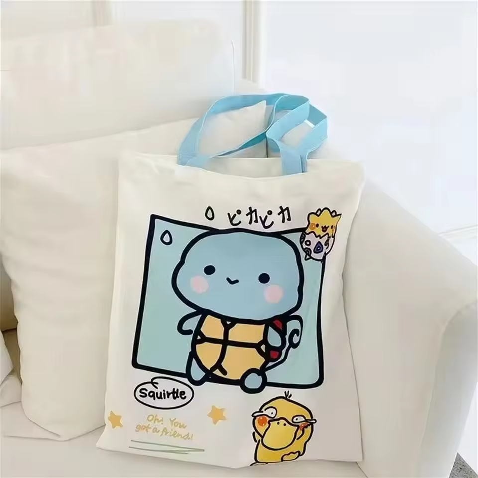 Kawaii Pokémon Canvas Tote Bag