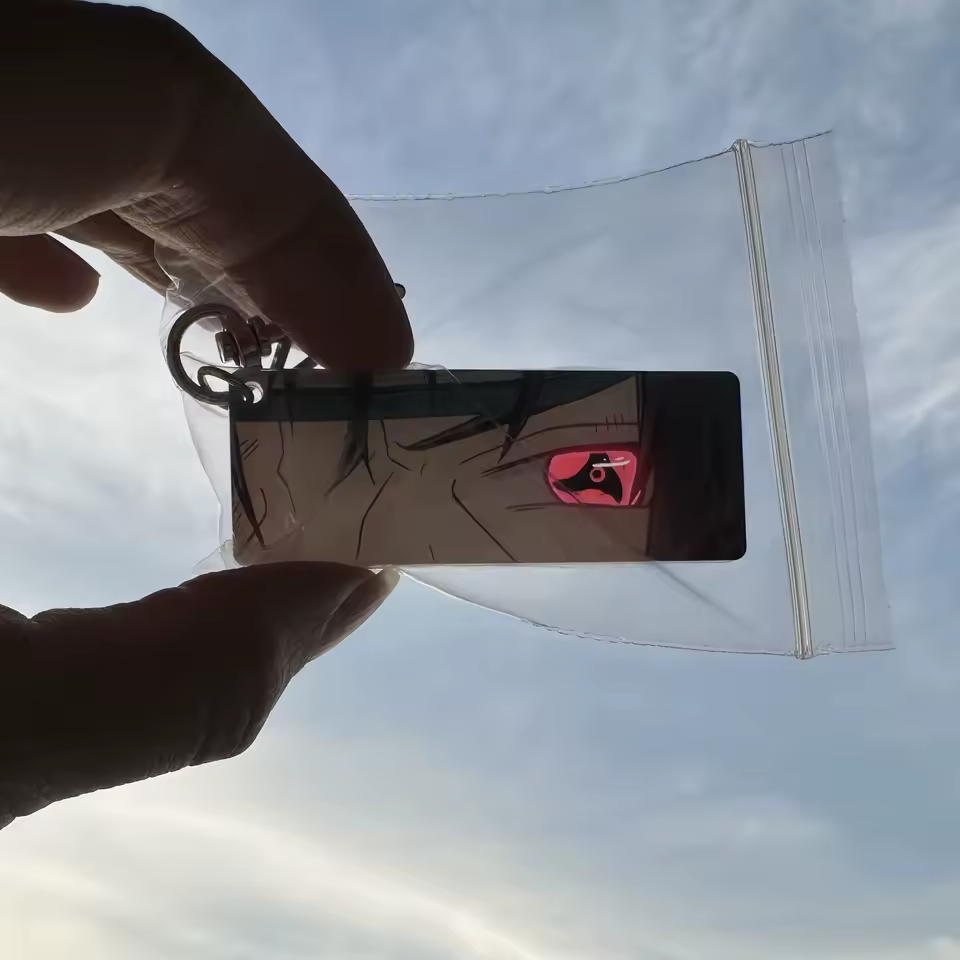 Naruto Luminous Eye Keychain – Glows in Sunlight