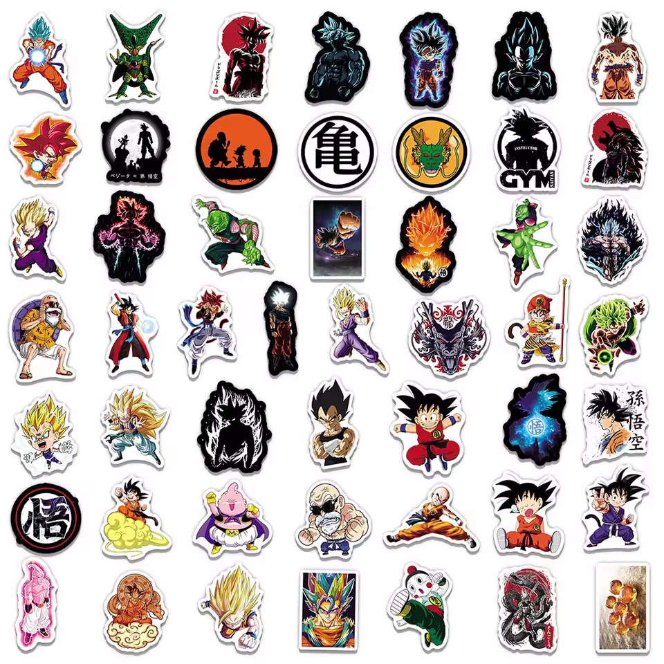 Dragon Ball 50pcs Waterproof Stickers