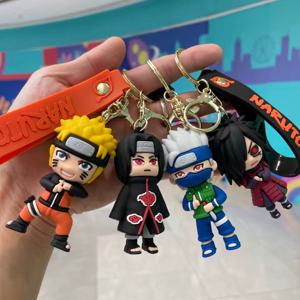 Naruto Anime Figure Keychain Collection – PVC Chibi Style