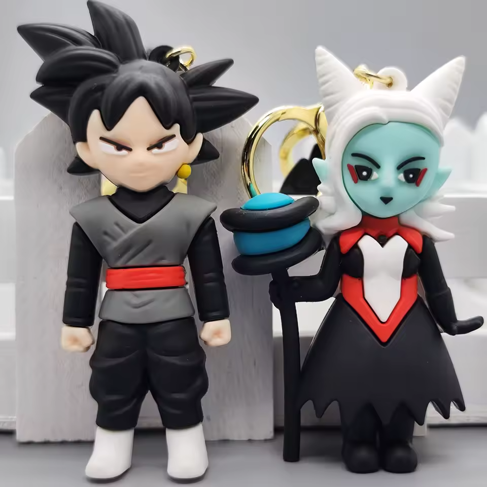 Anime Dragon Ball Keychain Set
