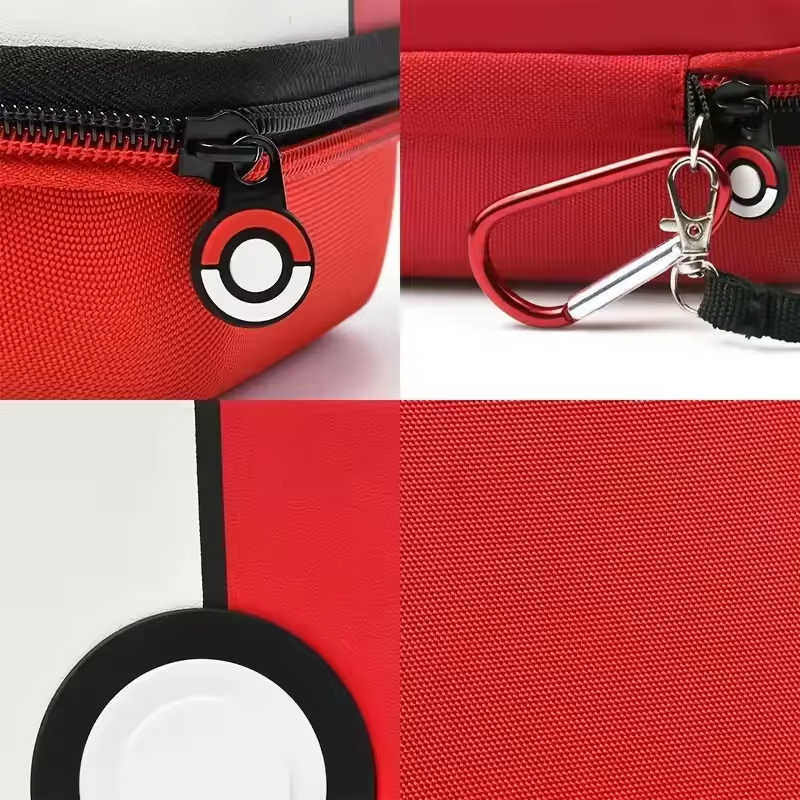 Pokéball-Inspired Trading Card Carry Case – Holds 400+ Cards
