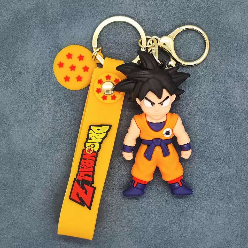 Anime Dragon Ball Keychain Set
