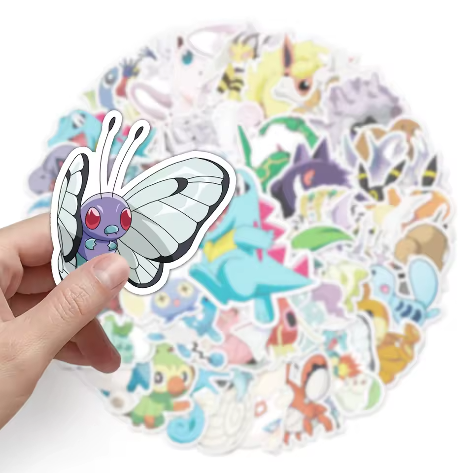 Pokémon 50pcs Waterproof Sticker Pack