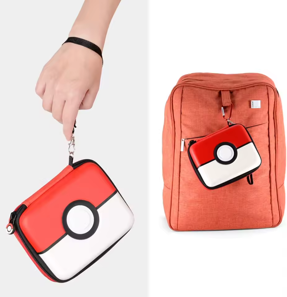 Pokéball-Inspired Trading Card Carry Case – Holds 400+ Cards