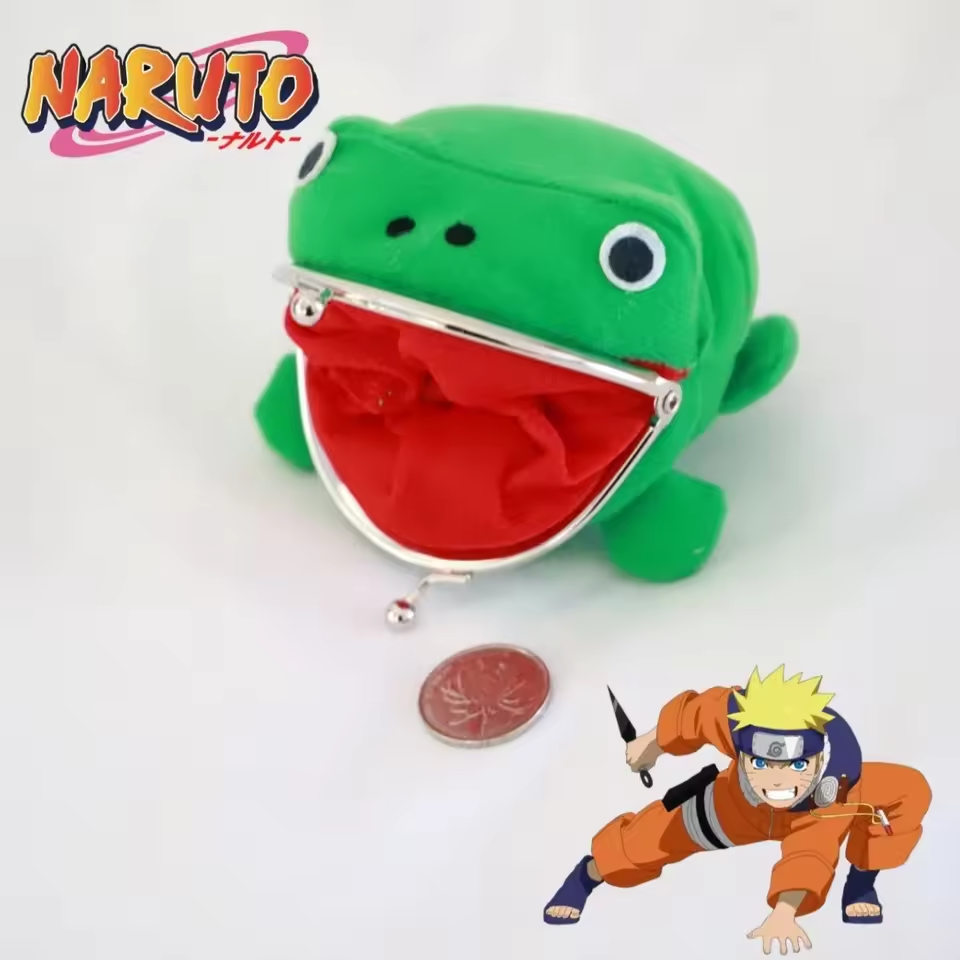 Naruto Frog Coin Purse – Cute Plush Wallet