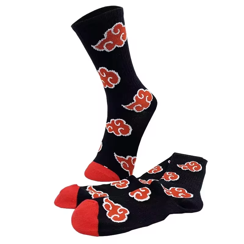 Akatsuki Red Cloud Crew Socks