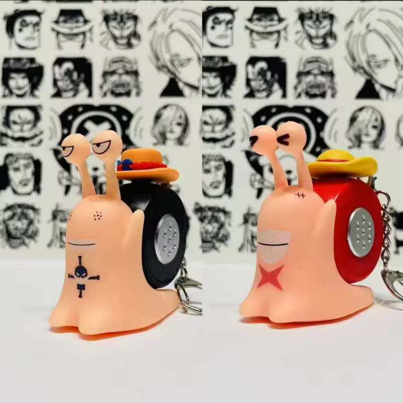 One Piece Den Den Mushi Recordable Voice Keychain Speaker