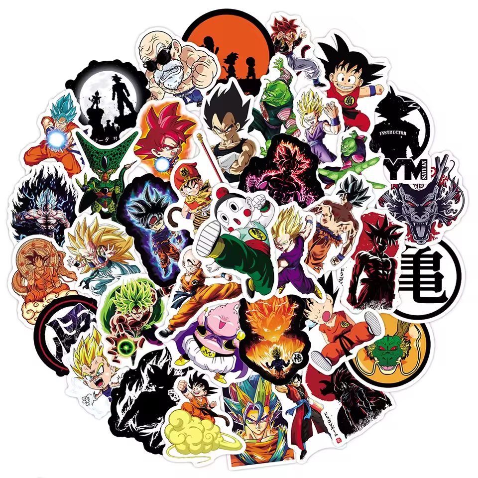 Dragon Ball 50pcs Waterproof Stickers
