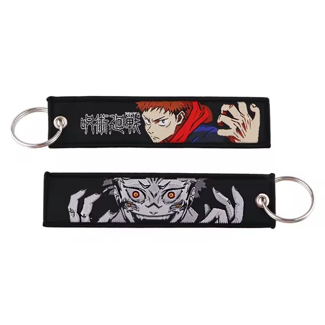 Jujutsu Kaisen Embroidered Keychain Collection