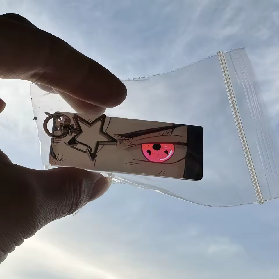 Naruto Luminous Eye Keychain – Glows in Sunlight