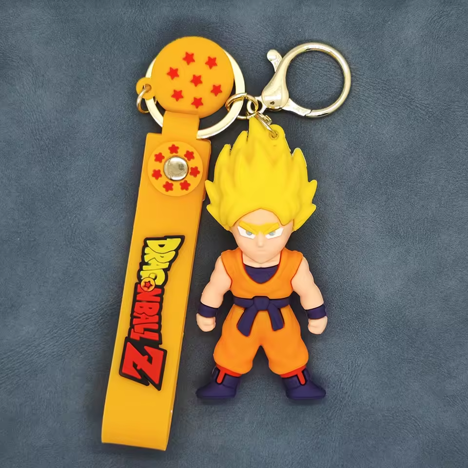 Anime Dragon Ball Keychain Set