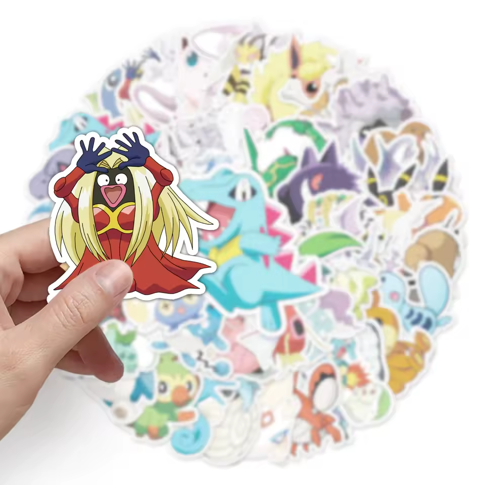 Pokémon 50pcs Waterproof Sticker Pack