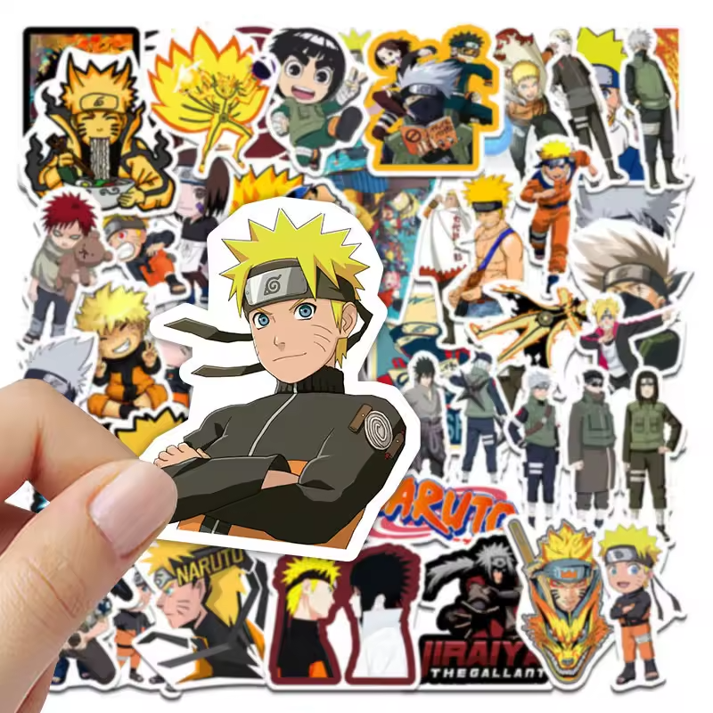100PCS Naruto Anime Waterproof Sticker Pack