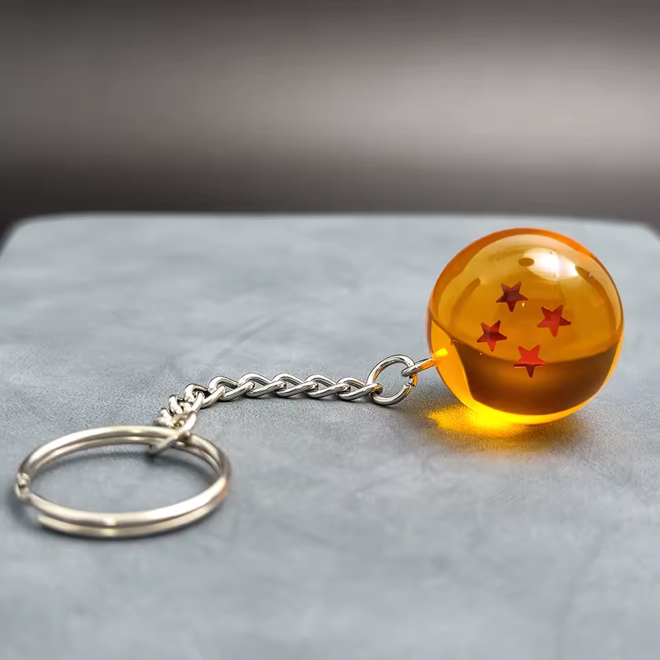 Anime Dragon Ball Keychain Set
