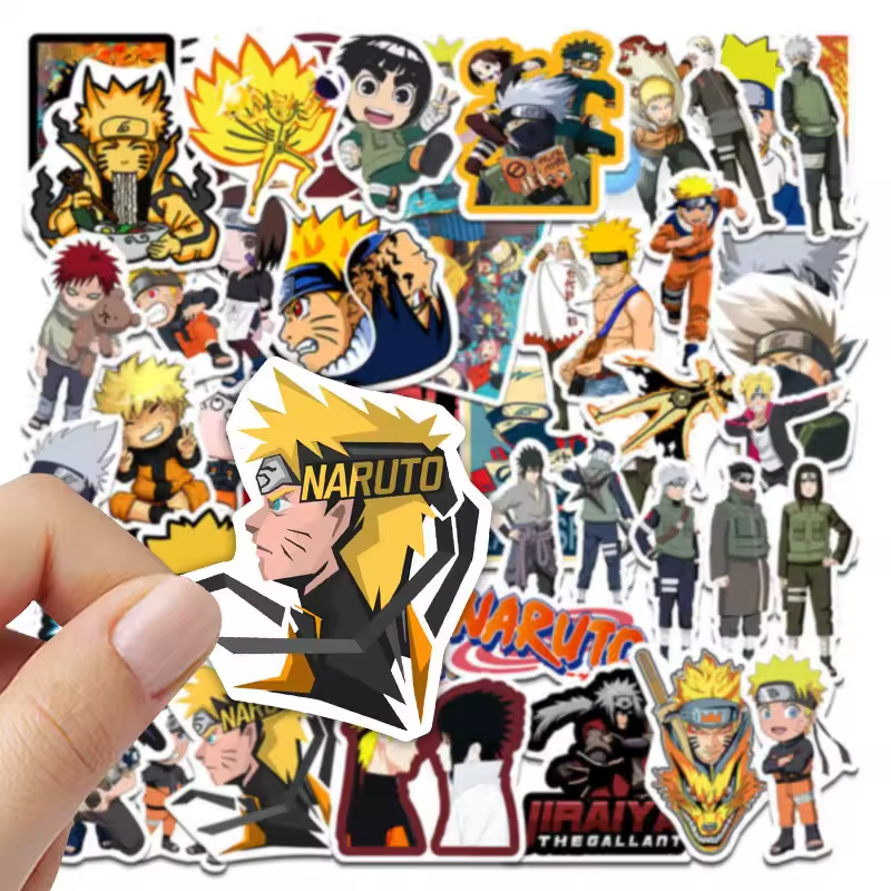 100PCS Naruto Anime Waterproof Sticker Pack
