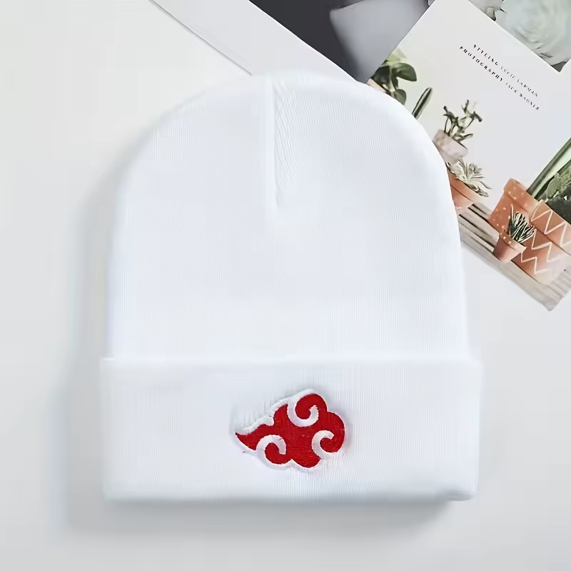 Akatsuki Cloud Beanie – Embroidered Knit Hat