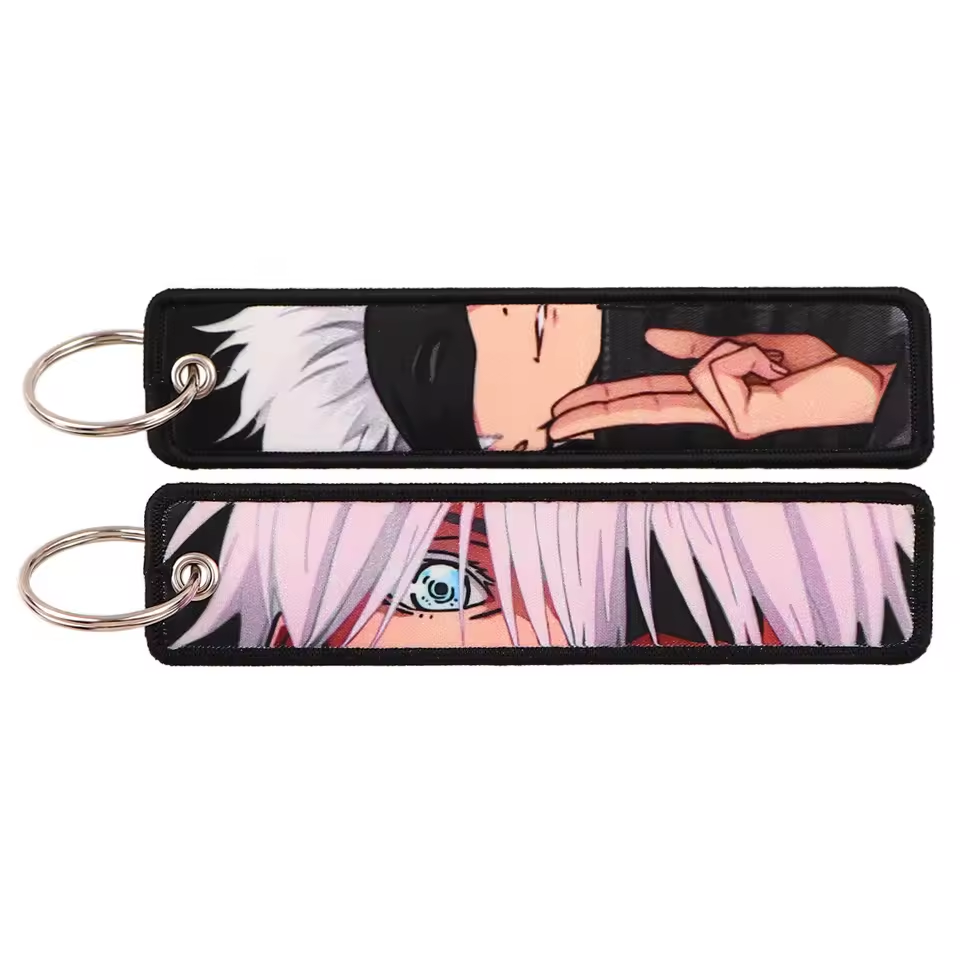 Jujutsu Kaisen Embroidered Keychain Collection