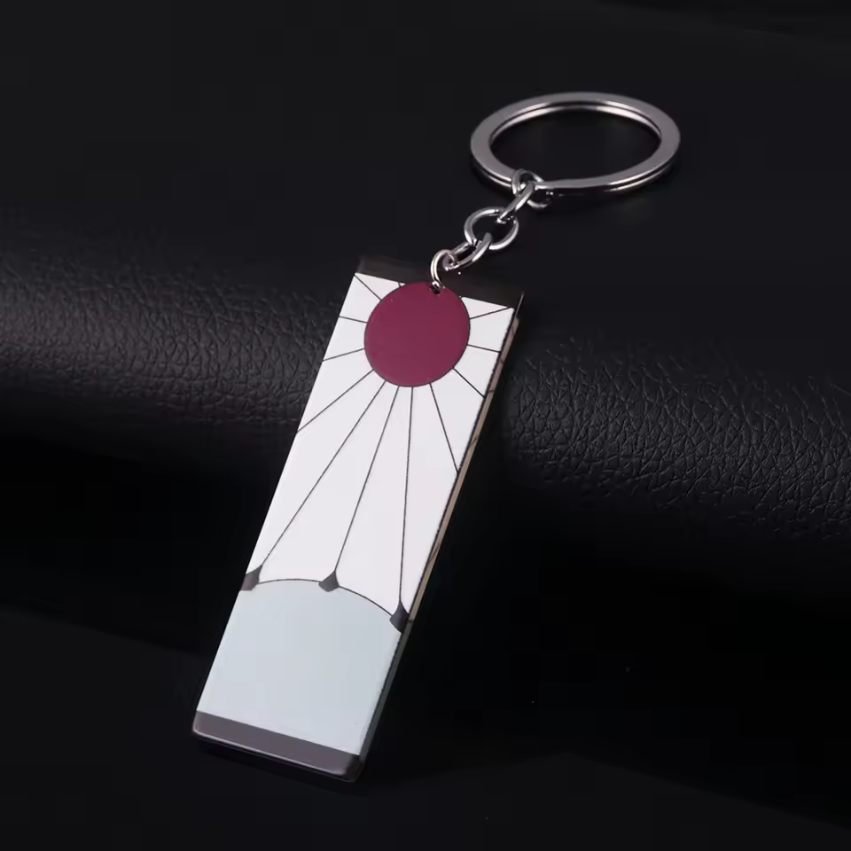 Tanjiro Kamado Rising Sun Keychain