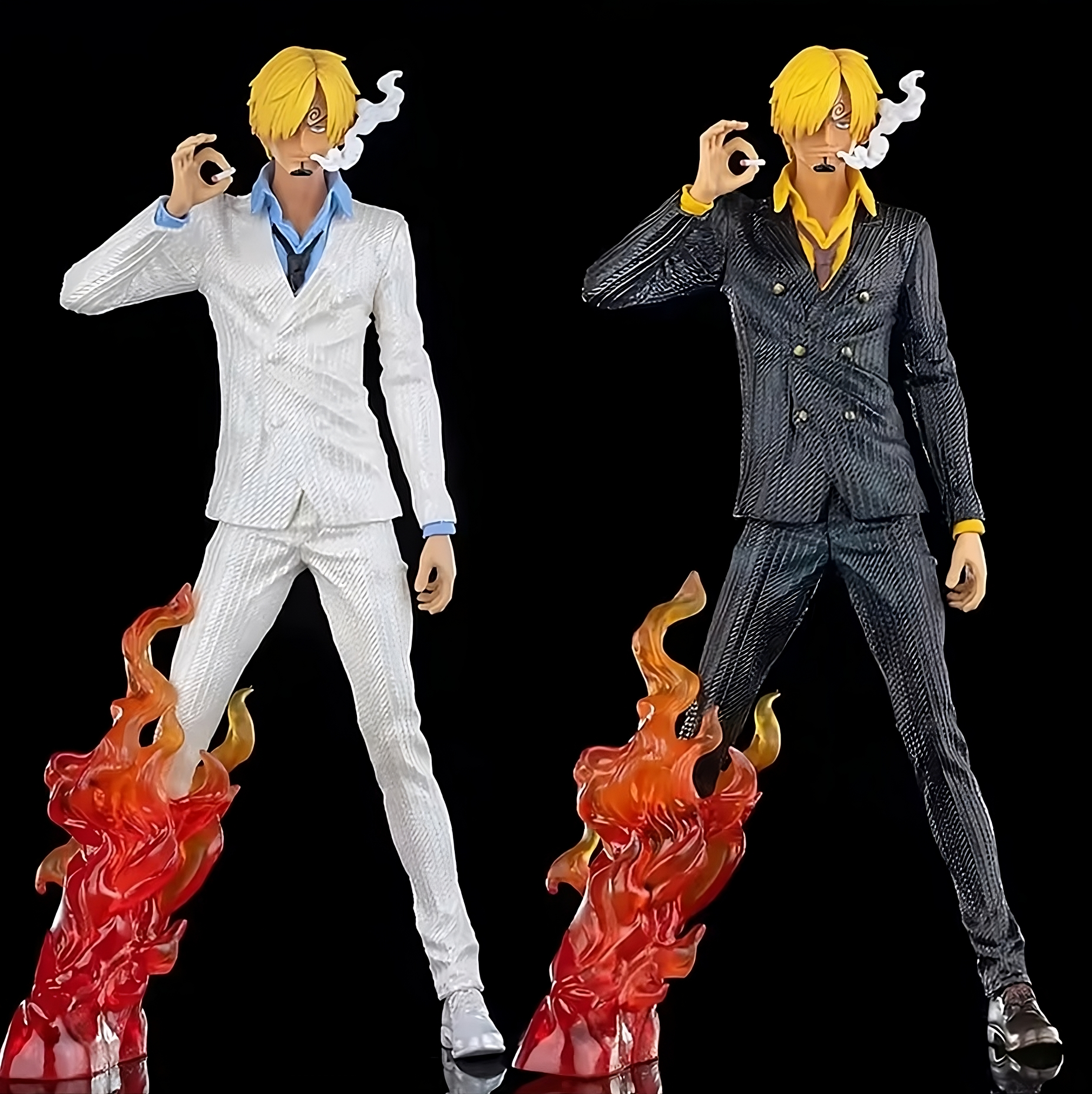 One Piece – Vinsmoke Sanji 32cm PVC Figure (2 Variants: White & Black Suits)