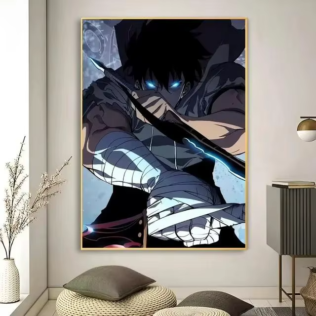 Solo Leveling Anime Wall Art Poster
