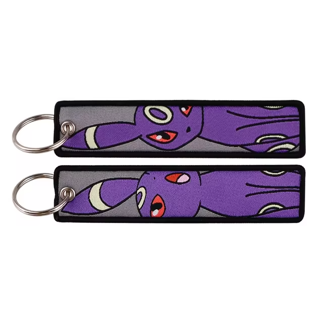 Anime Embroidered Keychain – Pokémon Series