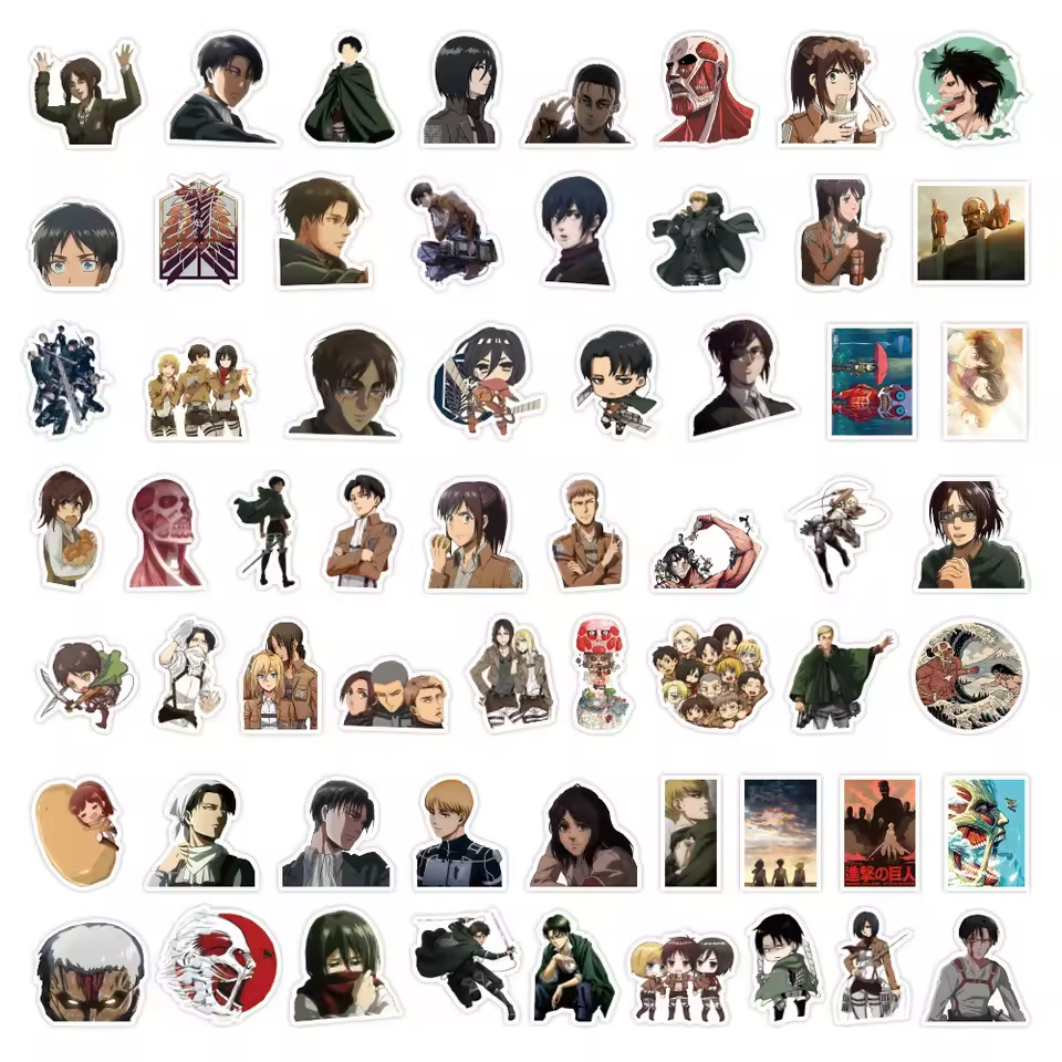 Attack on Titan 50pcs Anime Stickers