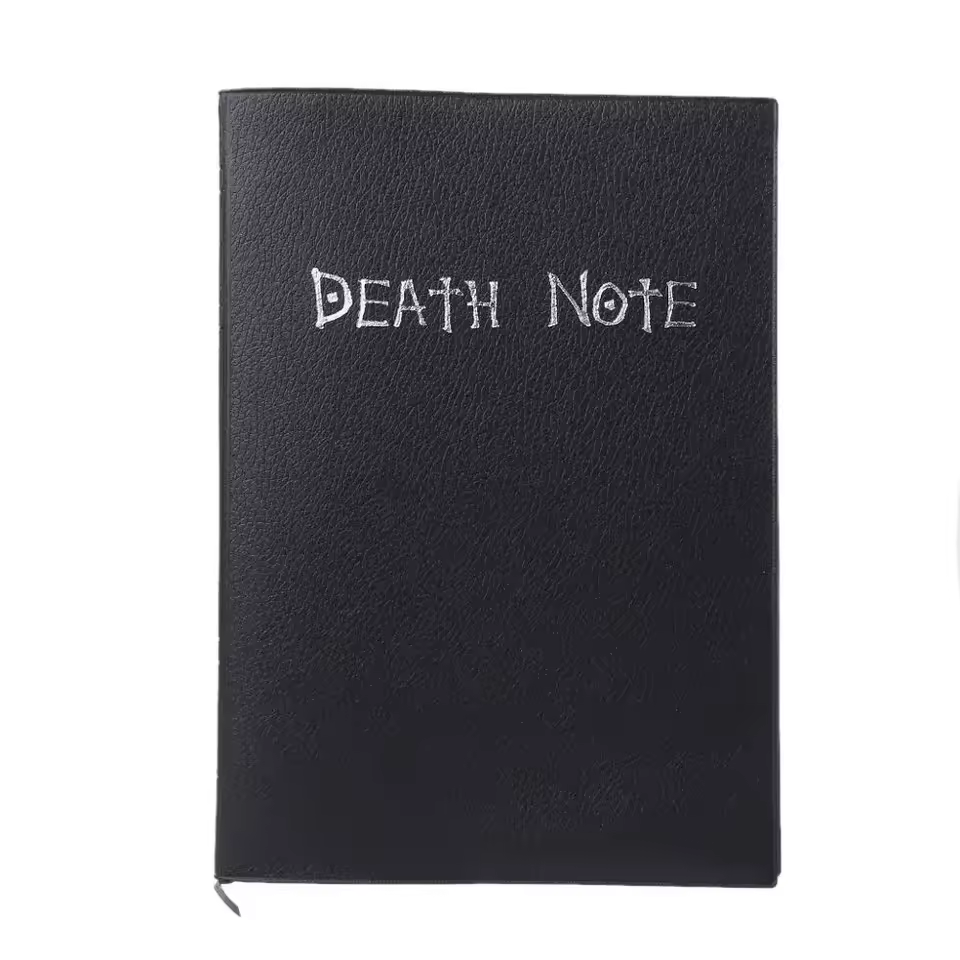 Death Note Replica Notebook with Feather Pen – A5 Size
