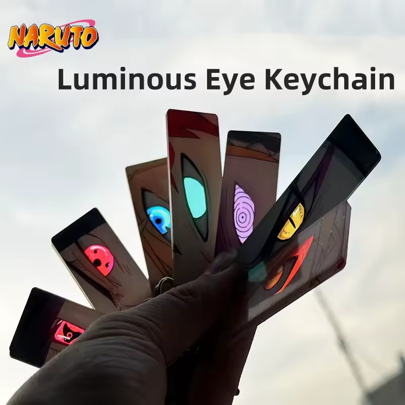 Naruto Luminous Eye Keychain – Glows in Sunlight