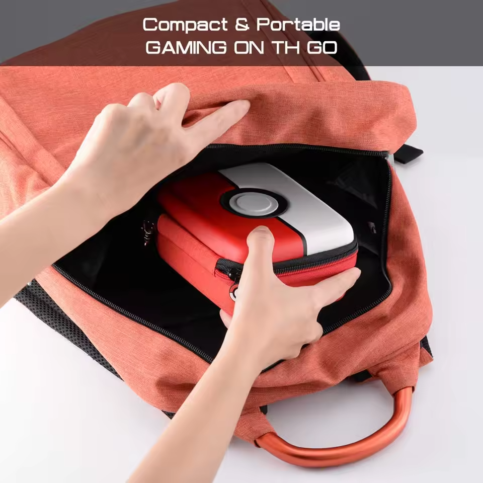 Pokéball-Inspired Trading Card Carry Case – Holds 400+ Cards