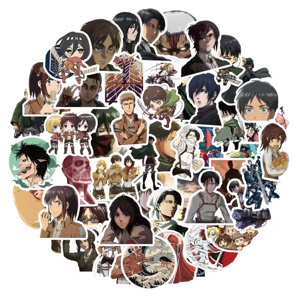 Attack on Titan 50pcs Anime Stickers
