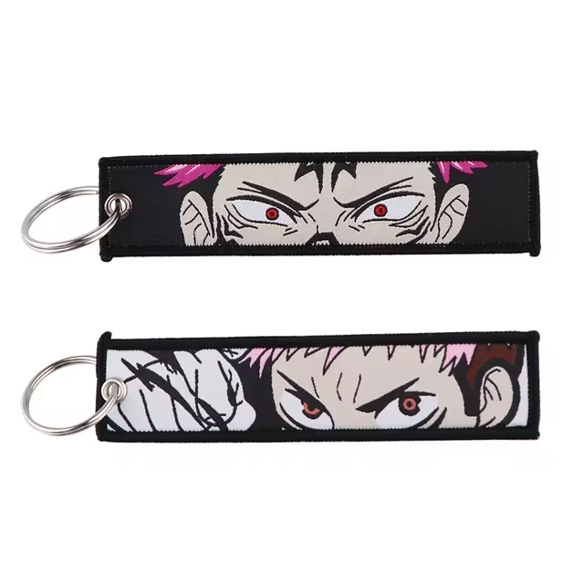Jujutsu Kaisen Embroidered Keychain Collection