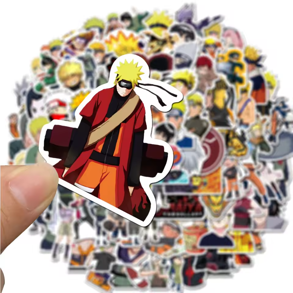 100PCS Naruto Anime Waterproof Sticker Pack
