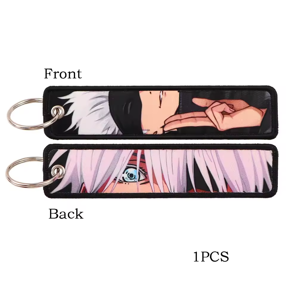Jujutsu Kaisen Embroidered Keychain Collection