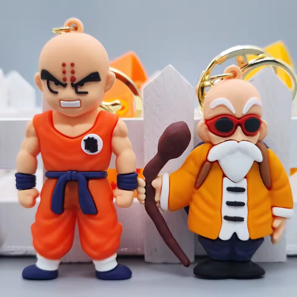 Anime Dragon Ball Keychain Set
