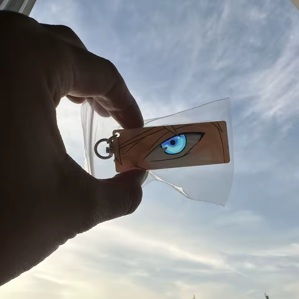 Naruto Luminous Eye Keychain – Glows in Sunlight