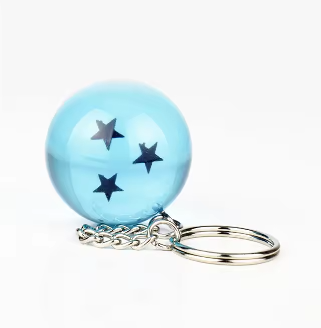 Anime Dragon Ball Keychain Set
