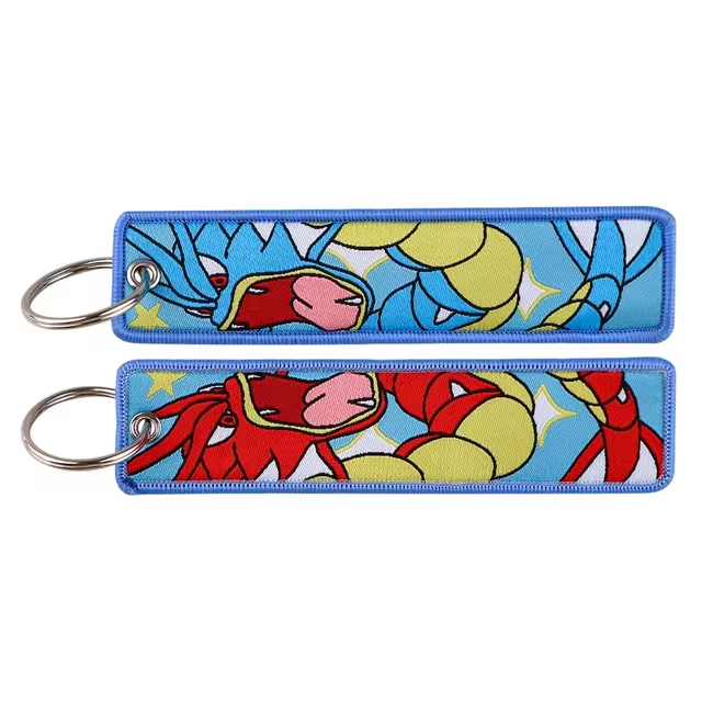 Anime Embroidered Keychain – Pokémon Series