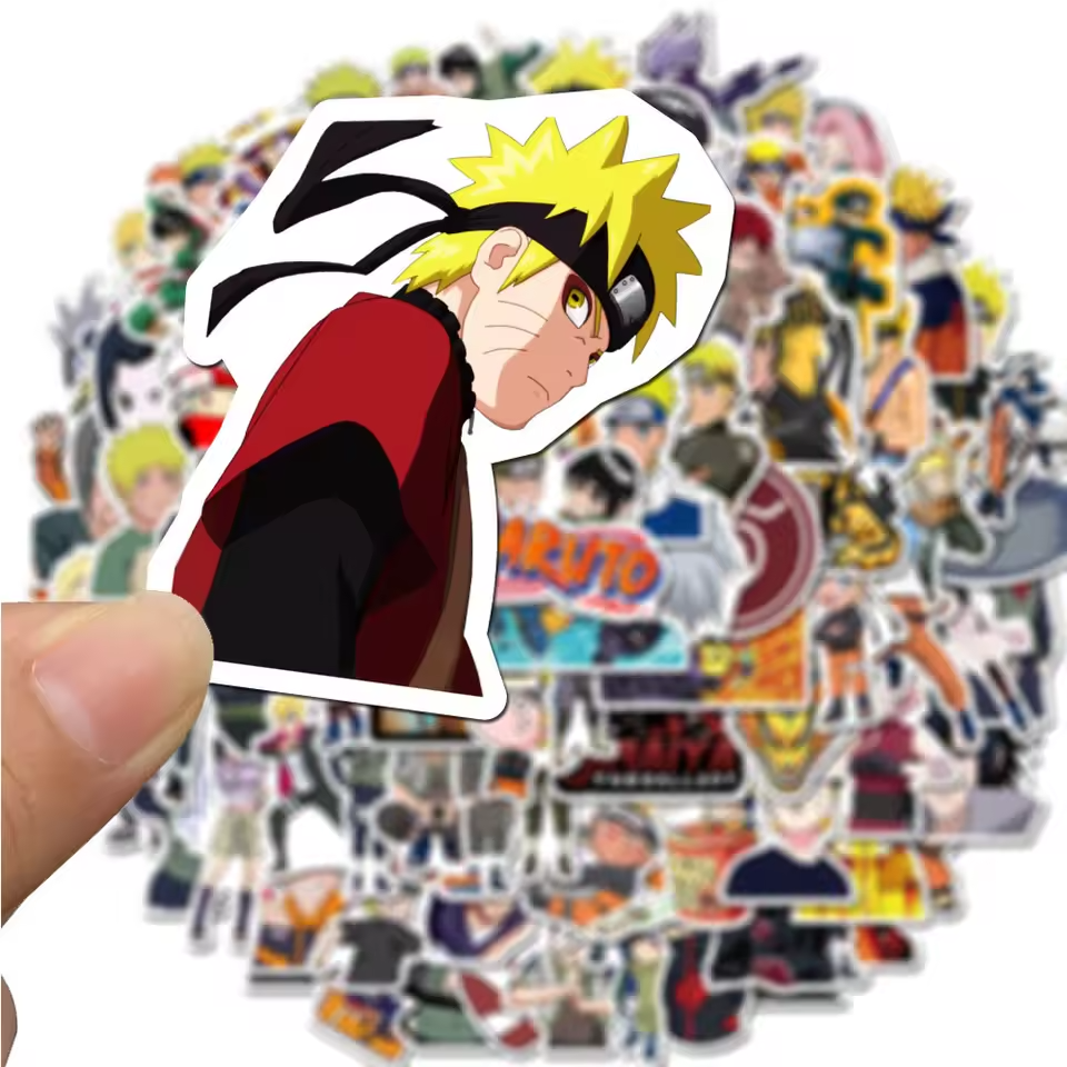 100PCS Naruto Anime Waterproof Sticker Pack