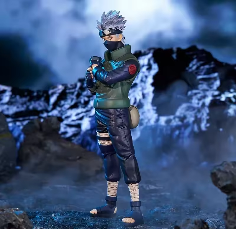 20cm Naruto Action Figure Collection – Minato, Kakashi, Sasuke & Kurama Naruto