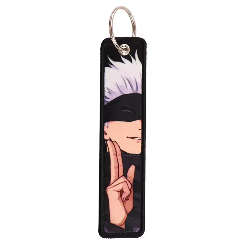 Jujutsu Kaisen Embroidered Keychain Collection