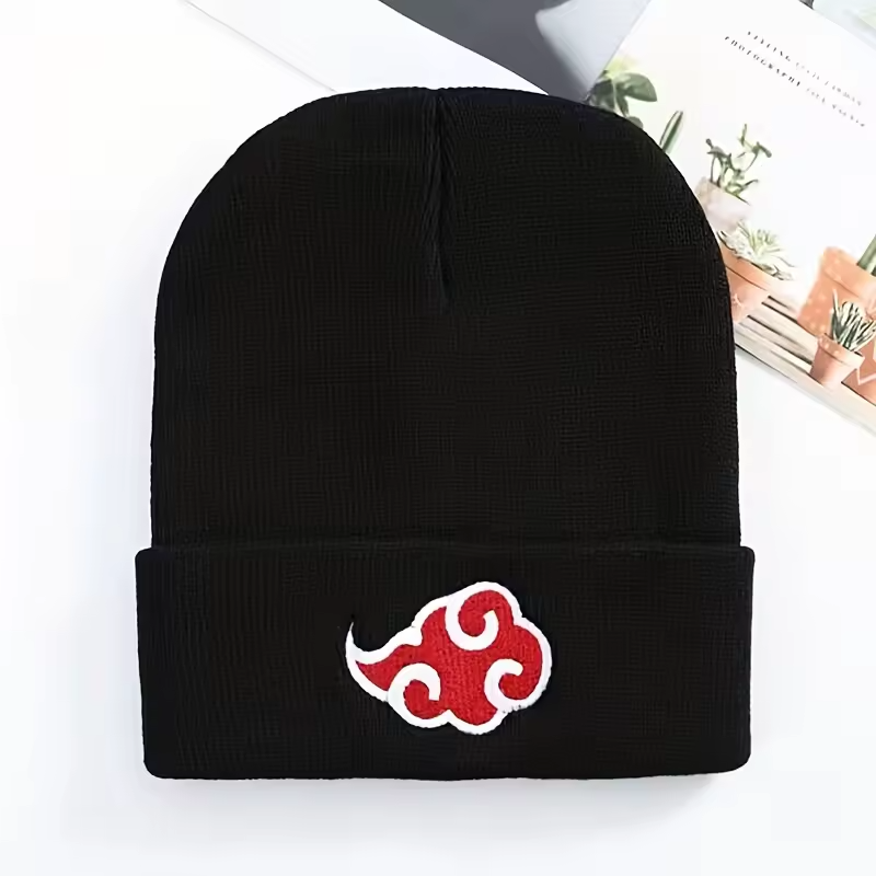 Akatsuki Cloud Beanie – Embroidered Knit Hat